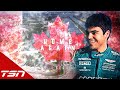 Ref:ELL7aIb3Vlc Lance stroll returns back home for canadian gp.