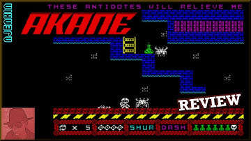 Akane : Homebrew from 2021 - on the ZX Spectrum 128K !! with Commentary