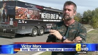 Victor Marx Never Give Up Tour ABC TV media interview