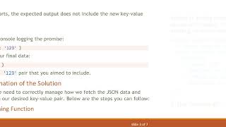 Mastering Promise Handling: How to Merge Key-Value Pairs in JSON Objects