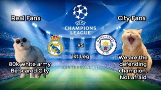 CAT MEMES Real Madrid 3-3 Manchester City | Quarter-Final 1st Leg | Champions League 2023-24