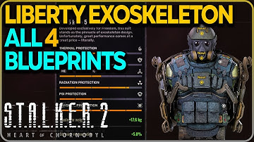 All Liberty Exoskeleton Blueprints Locations Stalker 2