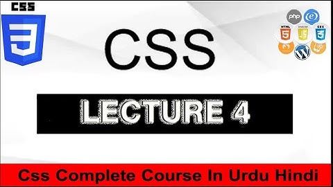 Properties of CSS Backgrounds || CSS complete course in Urdu/Hindi