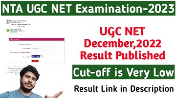 UGC NET December Result Published||Jobless Family||