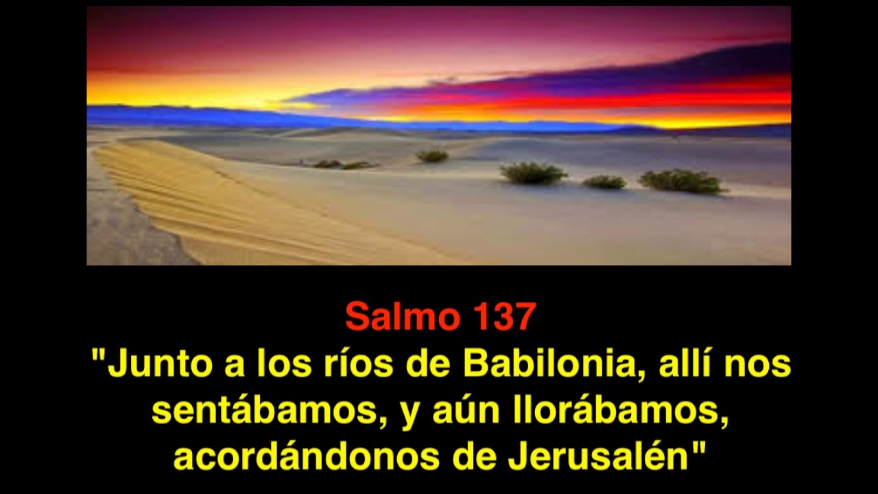 Resultado de imagen de salmo 137