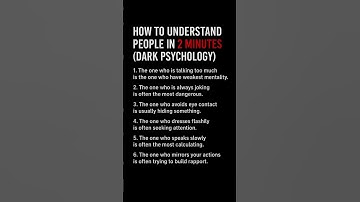 6 Dark Psychology Tricks to Read Anyone in 2 Minutes 😈🧠