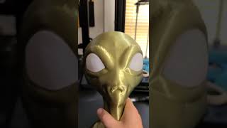 3D PRINTED ALIEN ON ENDER 5 PRO MIKA 3D SILK BRONZE FILAMENT