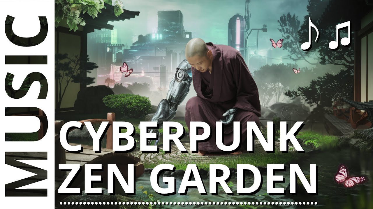 1 Hour Relaxing Chillwave Music for Programmers | Cyberpunk Zen Garden Vibes 🎶