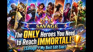 How to Play EVERY Lane Perfectly! ⚔️ Reach Immortal Fast (Savage + My Best Edits)