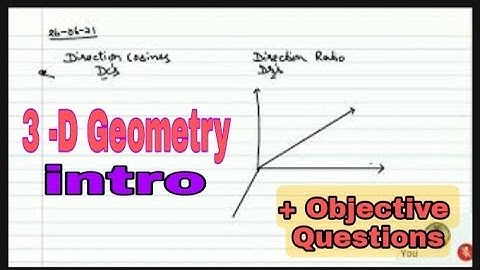 26 June , 3D Geometry intro||Basic concept and  short answer questions by Diploma Mathematics