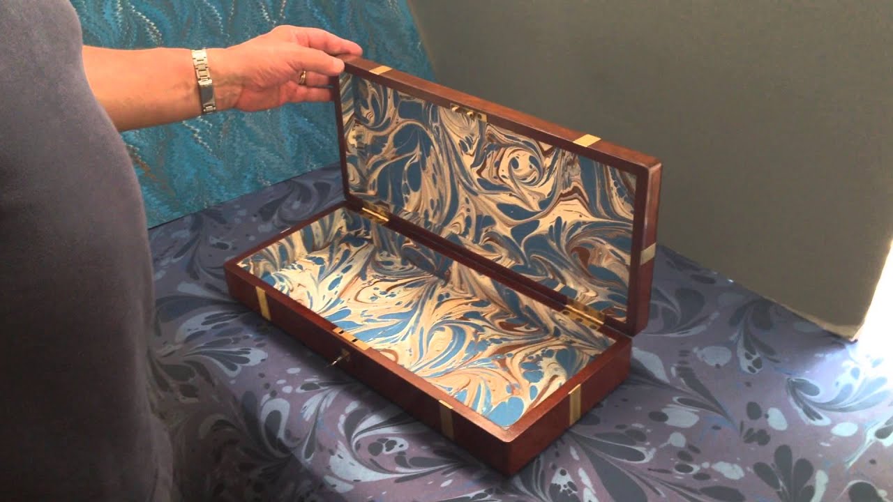 Large Brass Bound Military Style Mahogany Table Box c 1850