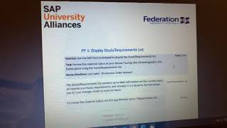 ITECH 5402 week 8 (SAP)