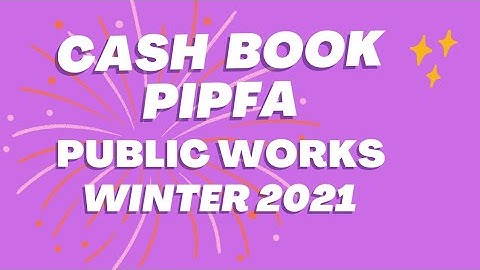 Cash Book PIPFA Public works Paper || Pipfa |Local Fund Audit || PIPFA Cash book winter 2021 #pipfa
