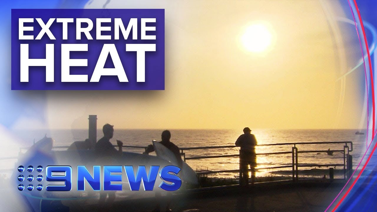 New warnings as heat rises and fire threatens | Nine News Australia