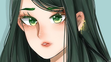 Simple Hair Color - Digital Painting on Medibang Paint Android