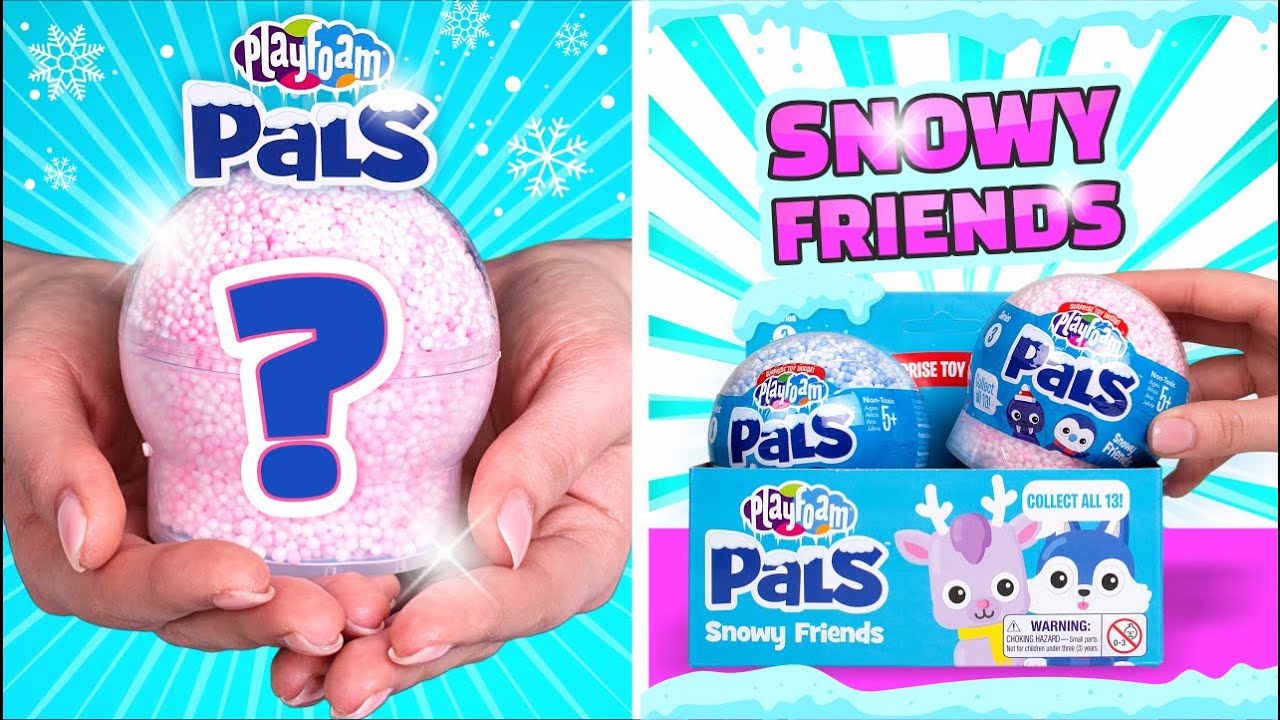 Playfoam Pals: حيوانات قطبية غامضة وظريفة داخل كرات الثلج