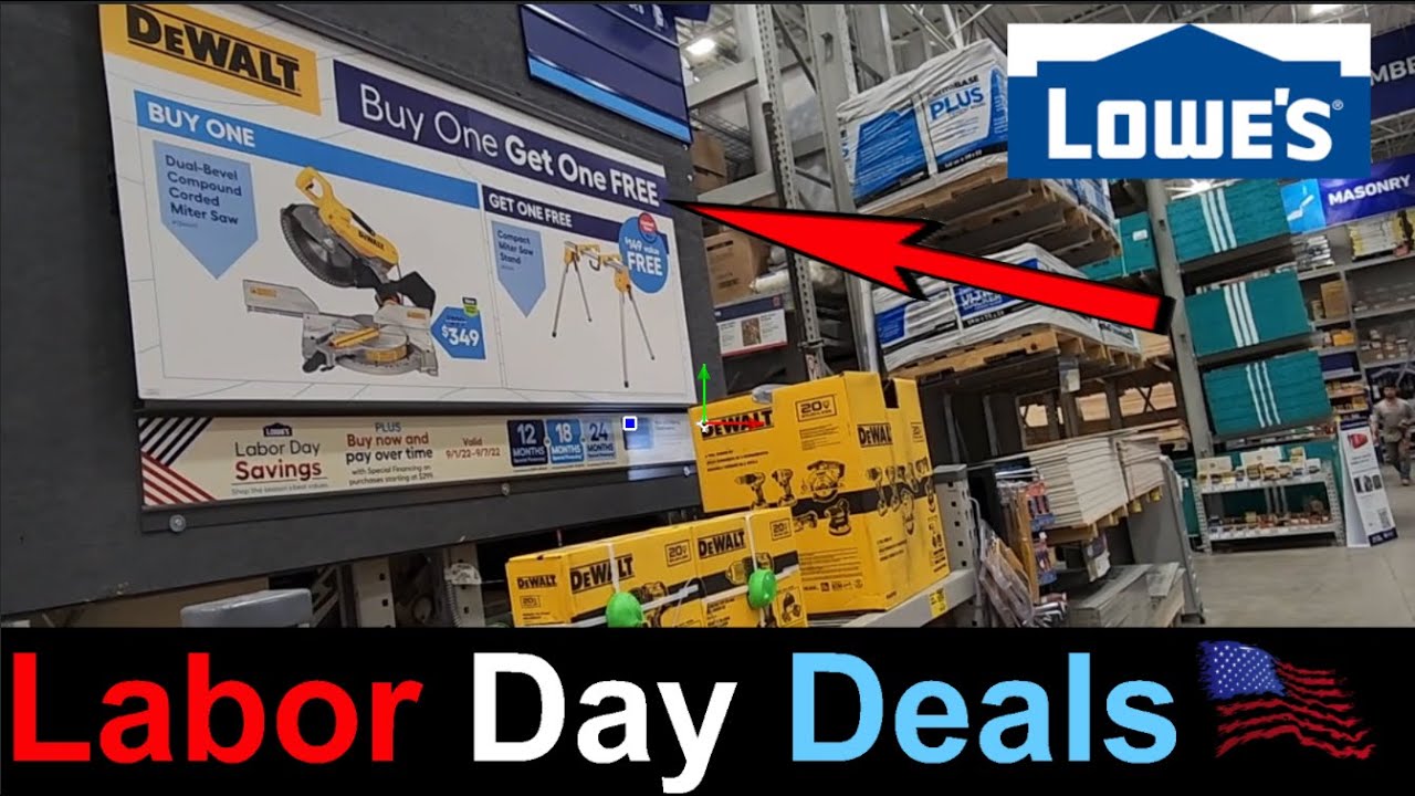 Top 🇺🇲 Labor Day 🇺🇲 Tool Deals Shopping Lowes YouTube