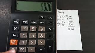 How to use M+ and MR in calculator screenshot 2