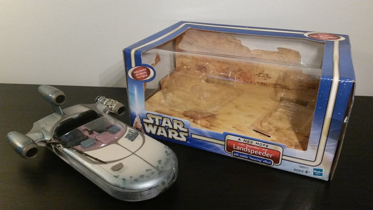 Star Wars Saga Landspeeder unboxing and review