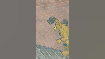 Springtrap is SCARY in GMOD MAZE #shorts