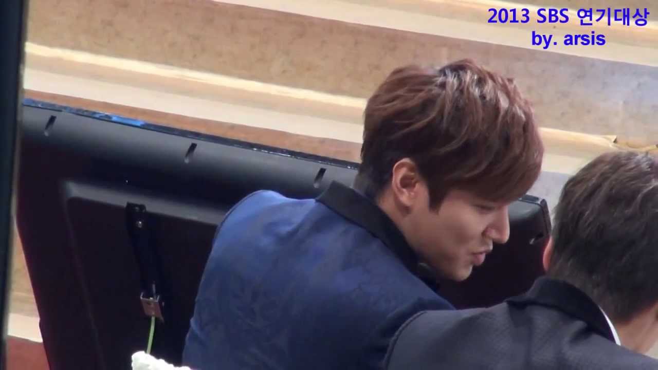 직캠) 2013 SBS 연기대상 -  이민호 5관왕 수상★ ( by. 아르시스)