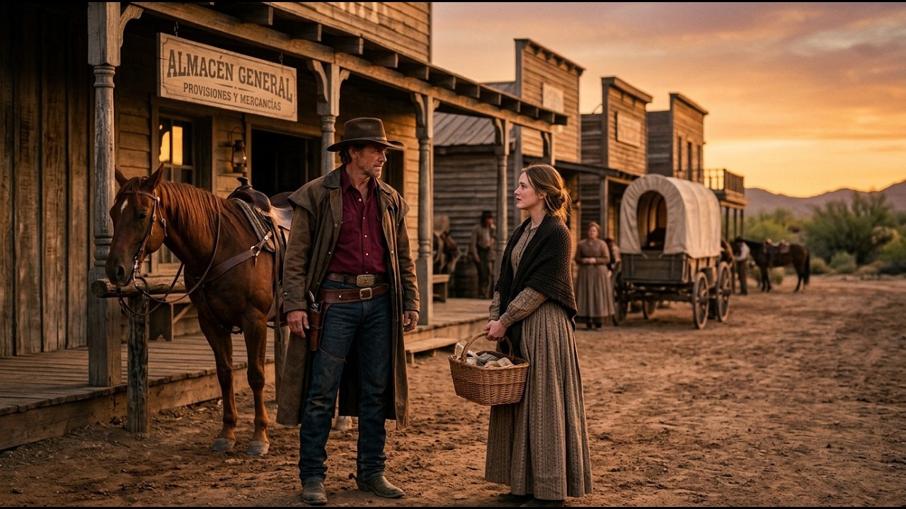 El vaquero la vio alejarse rechazada de la tienda y le dijo Ven conmigo, esta noche llenaré tu mesa»