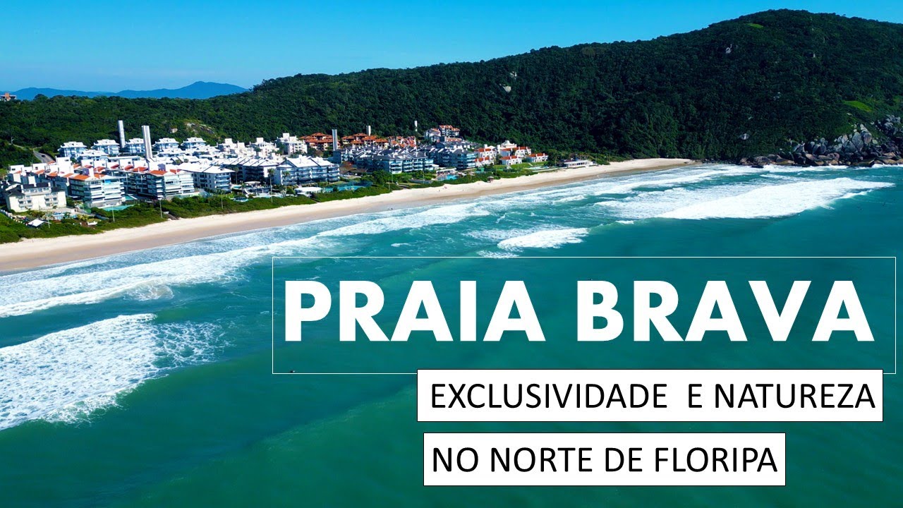 Conheça todos os recantos da Praia Brava mo norte da Ilha de Florianópolis