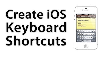 [iOS Advice] How To Setup iOS Keyboard Shortcuts
