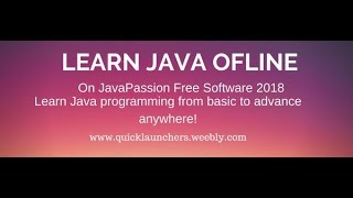 Learn Java programming Offline || New 2018 free SOftware for programming Learners screenshot 1