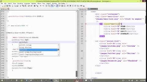 PSD to HTML RESPONSIVE BANGLA (বাংলা) TUTORIAL PART#26