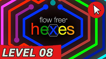 Flow Free Hexes Interval Pack Level 8 Solution (Android/IOS)