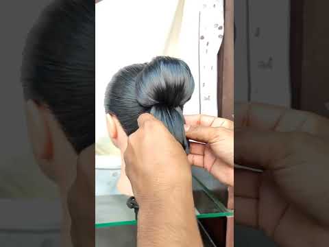 Simple Easy Bun Hairstyle | Cute Hairstyle | Short Hair | Hairstyle #shorts #youtubeshorts