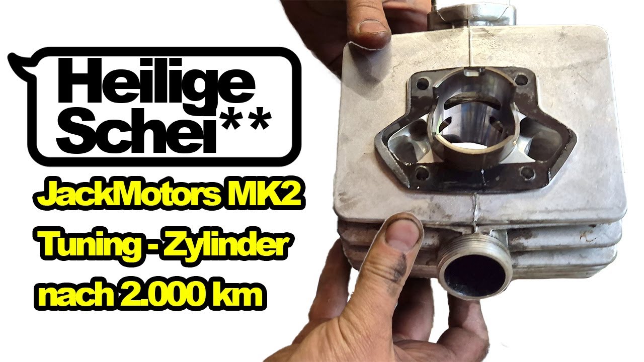 2.000 km Vollgas - Wie sieht der Zylinder aus? | JackMotors MK2 60ccm | Polen-Tuning Simson
