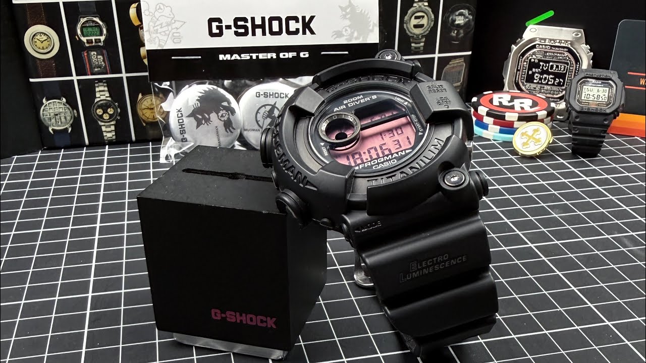 G-Shock Frogman DW-8200BK-1JF aka “Black Knight” aka “Real Black” Frogman
