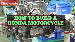 PRODUCTION \/ ASSEMBLY OF HONDA MOTORCYCLE \/ ADVENTURE BIKE