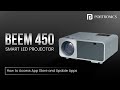 How to Access App Store &amp; Update Apps on Portronics Beem 450 Projector