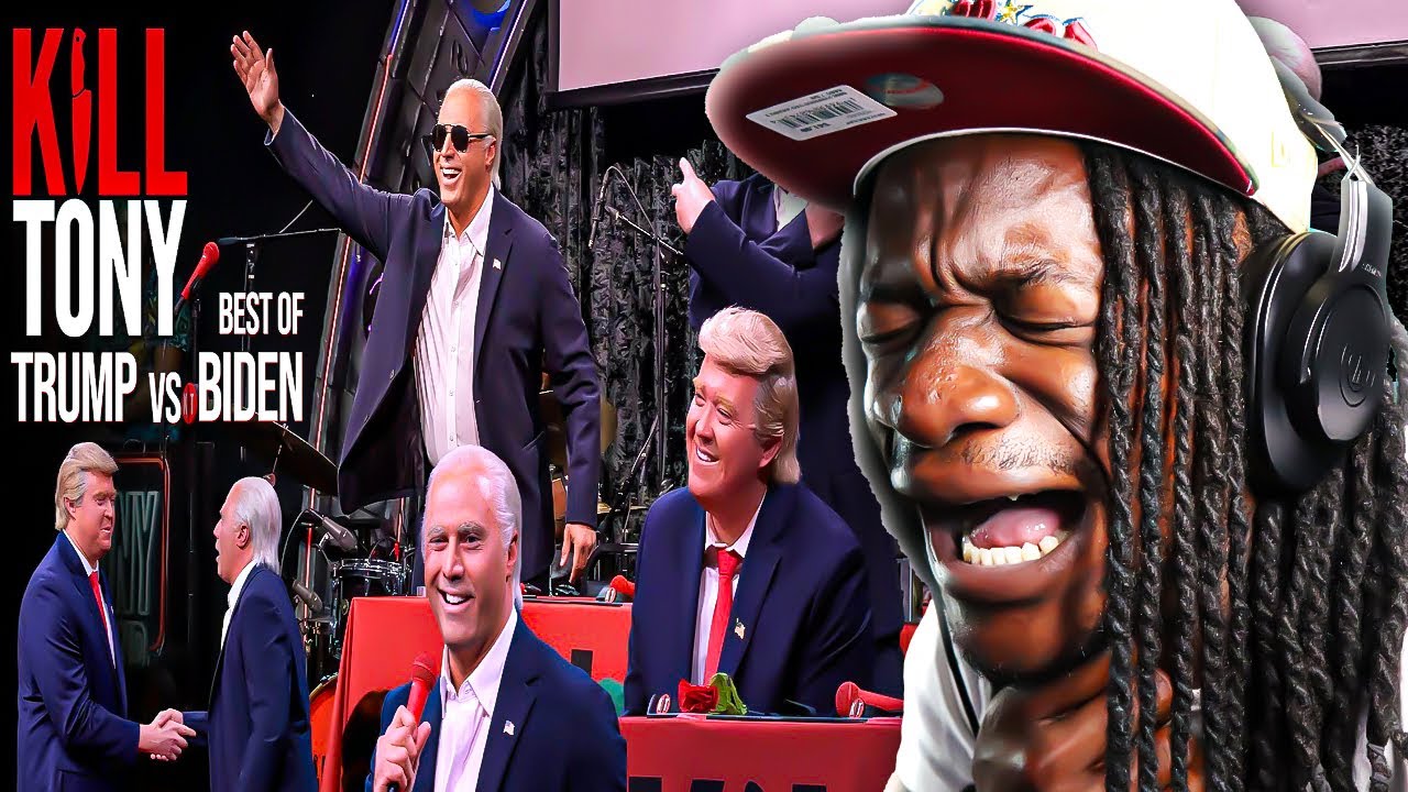 Лучшее из Байдена и Трампа в KillTony: Адам Рэй, Шейн Джиллис (РЕАКЦИЯ)