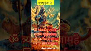 Mahamrityunjay mahamantraℹ️ -🕉️ #mindrelaxing#shivji #mantra #chanting#shorts
