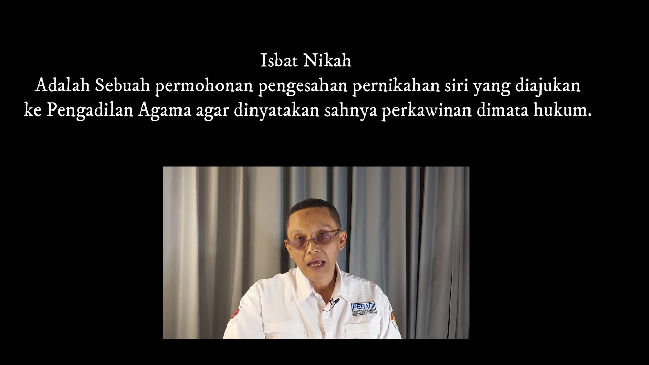 Yang Wajib Anda Ketahui tentang ISBAT NIKAH | Pojok Hukum