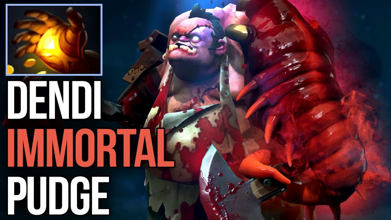 Dendi Solo Mid Midas Pudge With Epic New Immortal Set Dota 2