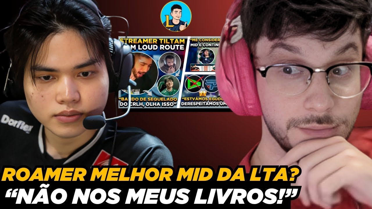 ROAMER REALMENTE É O MELHOR MID DA LTA SUL? GREVTHAR REAGE E COMENTA AO @theradioativolol