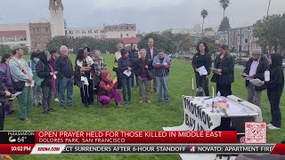 Open prayer held at Dolores Park for those killed in the Middle East