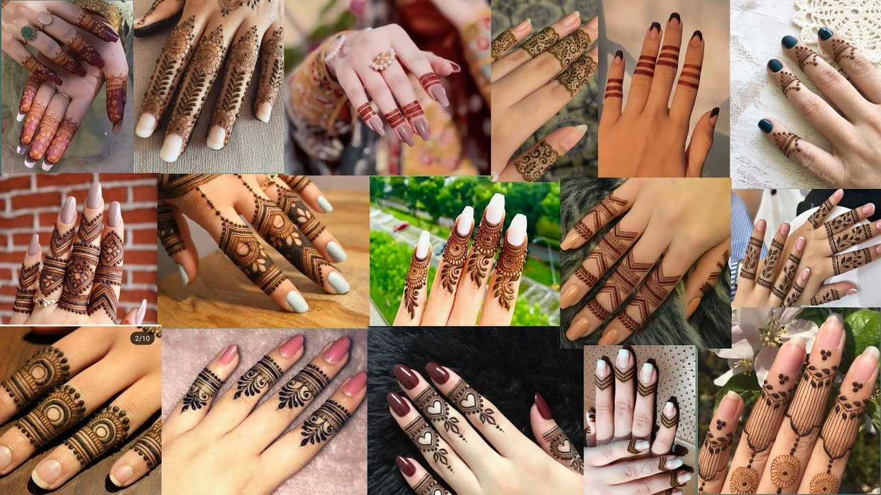 New 2026 viral trending finger design|easy easthetic simple finger design| eid special finger design