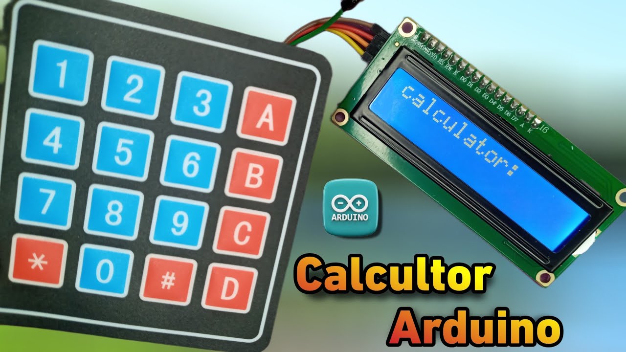 صنع وبرمجة ألة حاسبة calculator for arduino. - YouTube