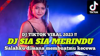 DJ SIA SIA MERINDU VIRAL TIKTOK‼️AMNESIA NEW‼️PERNAH ADA CINTA_DJ DANDI FZ