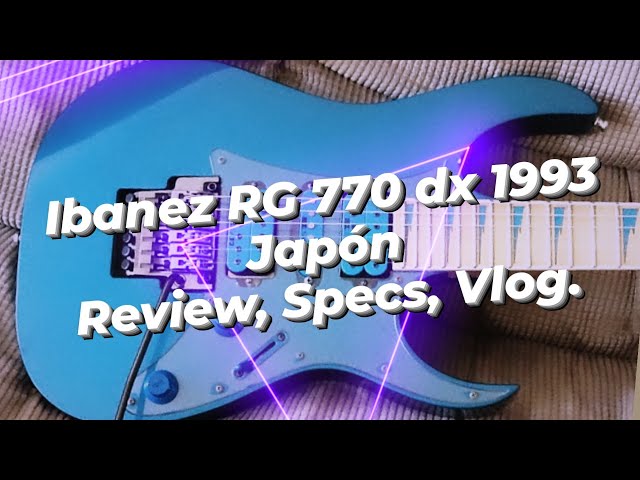 Ibanez RG 770 DX Láser Blue 