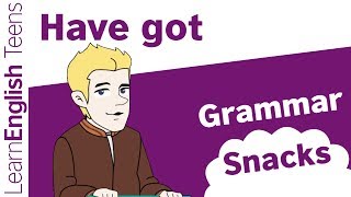 Have got in English - English grammar lessons