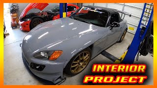 REBUILDING SALVAGE HONDA S2000 INTERIOR