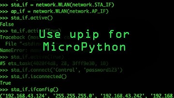 Use Upip to Load MicroPython Libraries Over Wi-Fi to a Microcontroller [Tutorial]