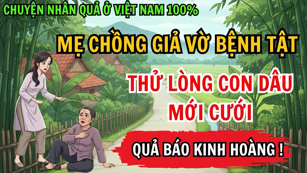 Mẹ Chồng Giả Vờ Bệnh Tật, Thử Lòng Con Dâu Mới Cưới Và Cái Kết Quả Báo Kinh Hoàng | Nhân Quả